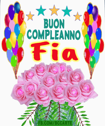 Buon Compleanno Fia gif
