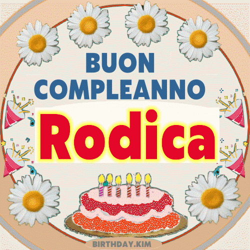 Buon Compleanno Rodica gif