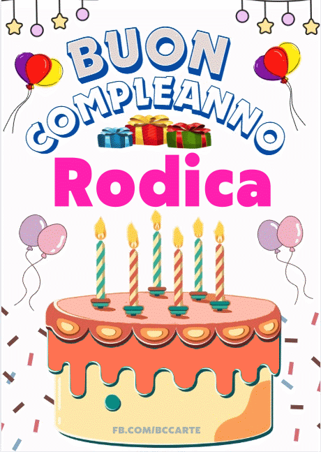 Buon Compleanno Rodica gif