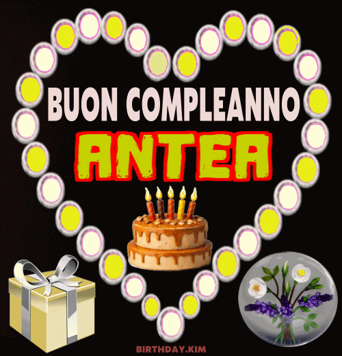 Buon Compleanno Antea Gif