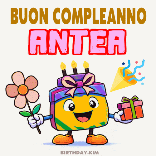 Buon Compleanno Antea Gif