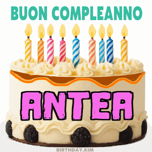 Buon Compleanno Antea Gif