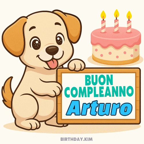 Buon Compleanno Arturo