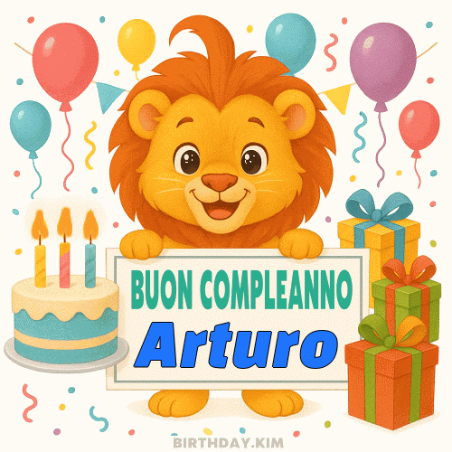 Buon Compleanno Arturo