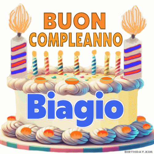 Buon Compleanno Biagio Gif