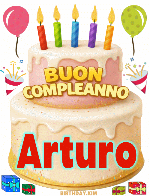 Buon Compleanno Arturo