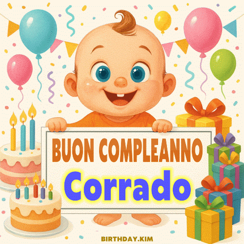 Buon Compleanno Corrado