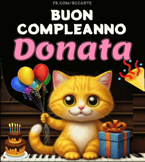 Buon Compleanno Donata Gif
