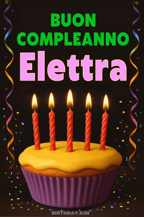 Buon Compleanno Elettra Gif