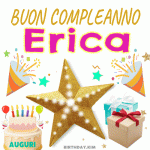Buon Compleanno Erica GIF