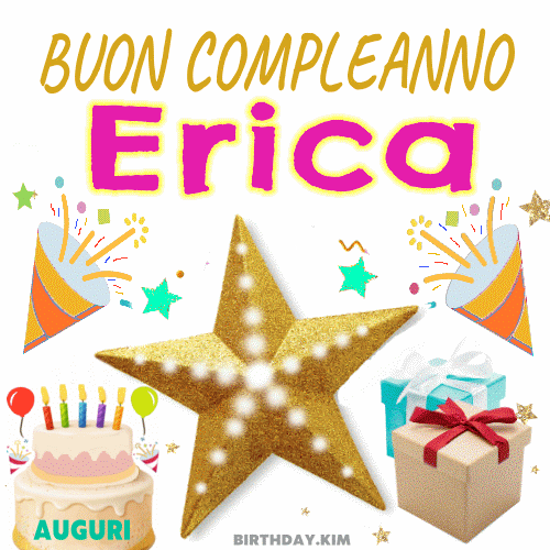 Buon Compleanno Erica GIF