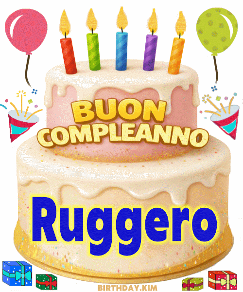 Buon Compleanno Ruggero