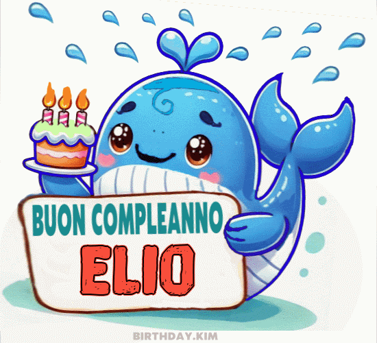 Buon Compleanno Elio Gif