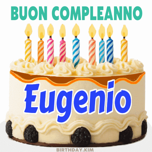 Buon Compleanno Eugenio Gif