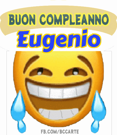 Buon Compleanno Eugenio Gif