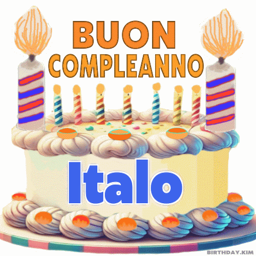Buon Compleanno Italo Gif