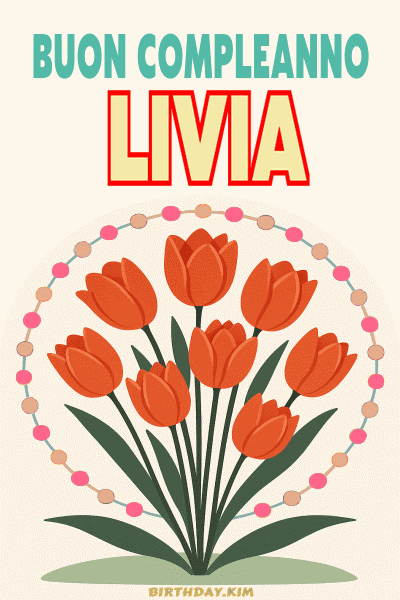 Buon Compleanno Livia GIF