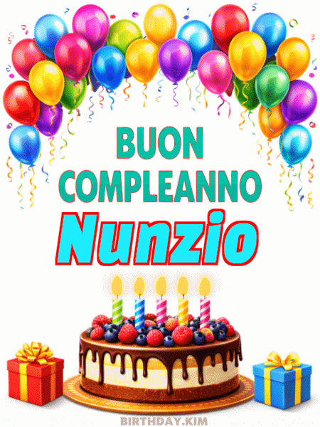 Buon Compleanno Nunzio Gif