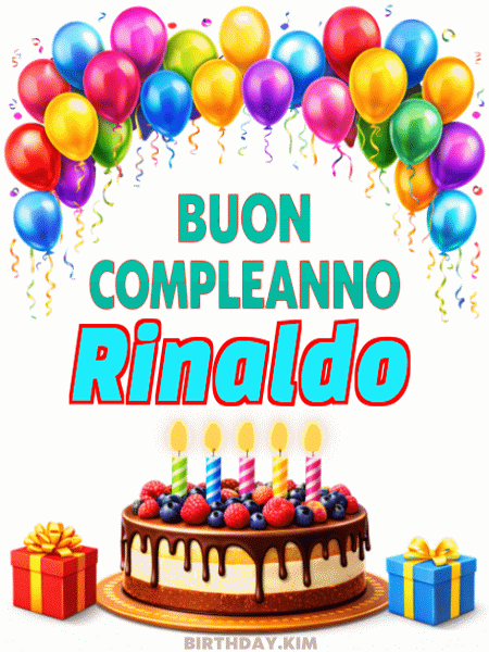 Buon Compleanno Rinaldo Gif