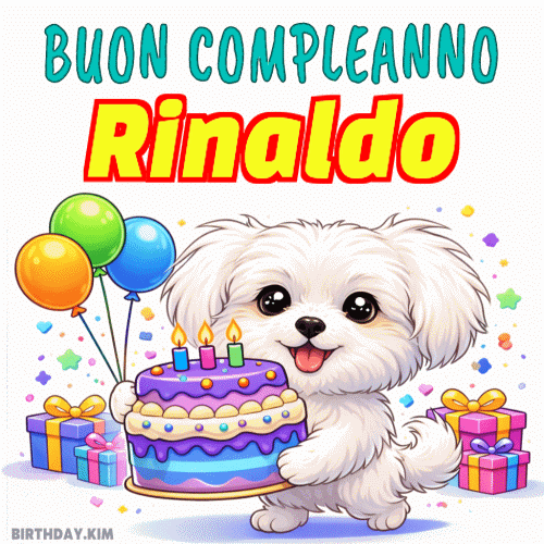 Buon Compleanno Rinaldo Gif