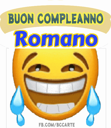 Buon Compleanno Romano Gif