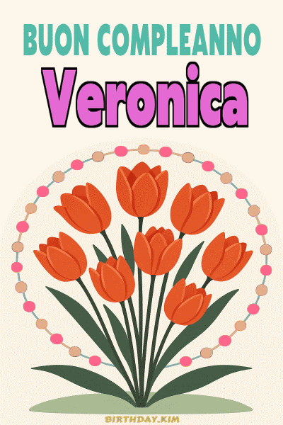 Buon Compleanno Veronica GIF