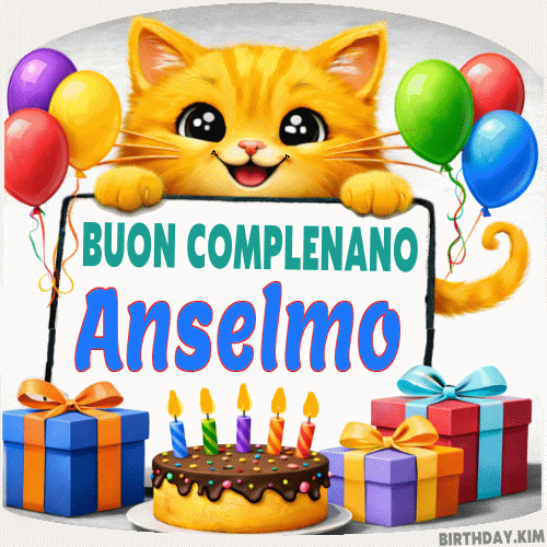 Buon Compleanno Anselmo GIF