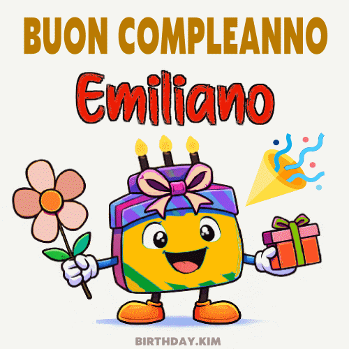 Buon Compleanno Emiliano GIF