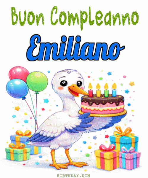 Buon Compleanno Emiliano GIF