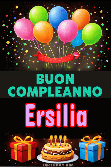 Buon Compleanno Ersilia Gif