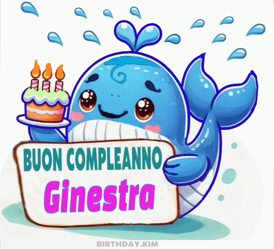 Buon Compleanno Ginestra GIF