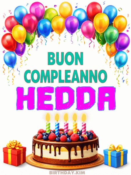 Buon Compleanno Hedda GIF