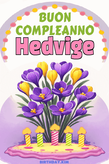 Buon Compleanno Hedvige GIF
