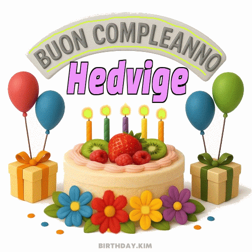 Buon Compleanno Hedvige GIF