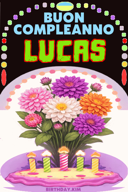 Buon Compleanno Lucas GIF