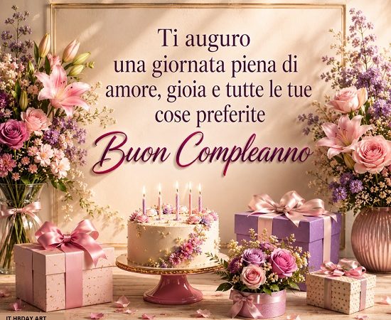 Messaggio di compleanno celebrazione gif