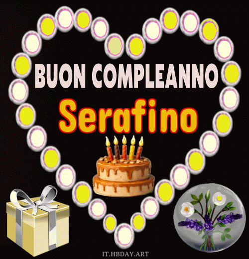 Buon Compleanno Serafino GIF