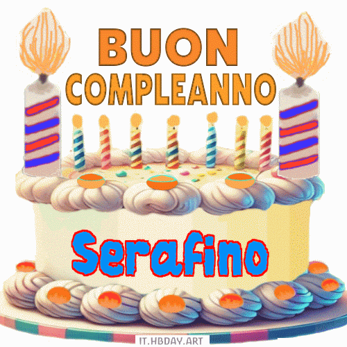 Buon Compleanno Serafino GIF