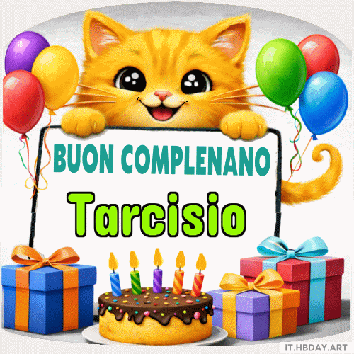 Buon Compleanno Tarcisio GIF