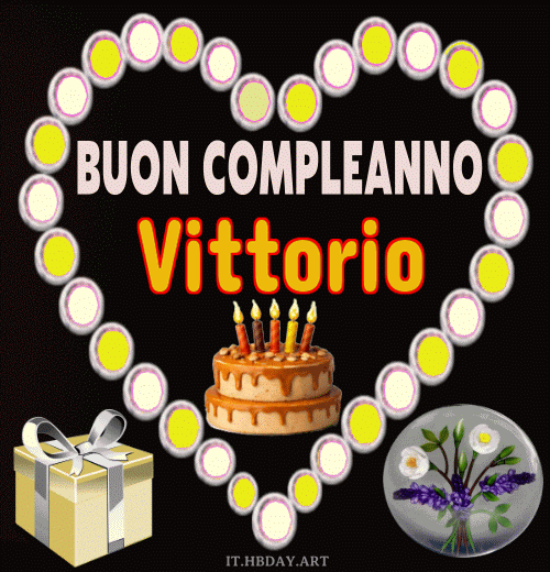 Buon Compleanno Vittorio GIF