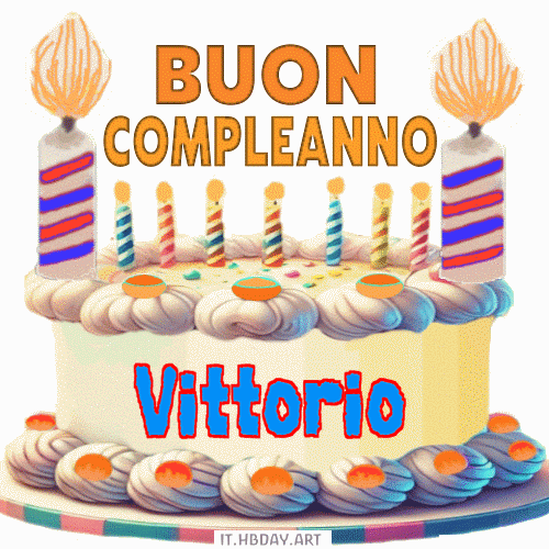 Buon Compleanno Vittorio GIF